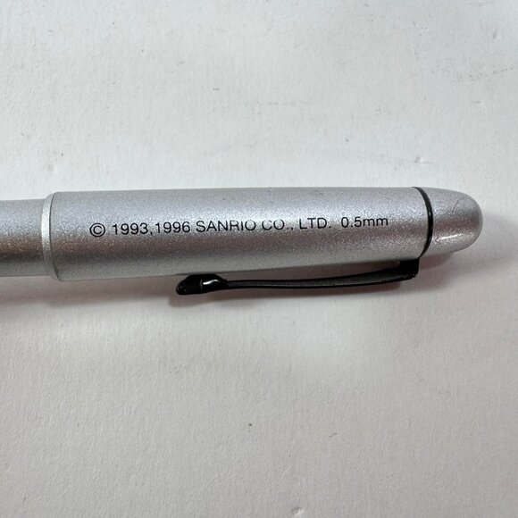 Badtz Maru Sanrio 1996 Silver Mechanical Pencil 0.5mm - Picture 3 of 6